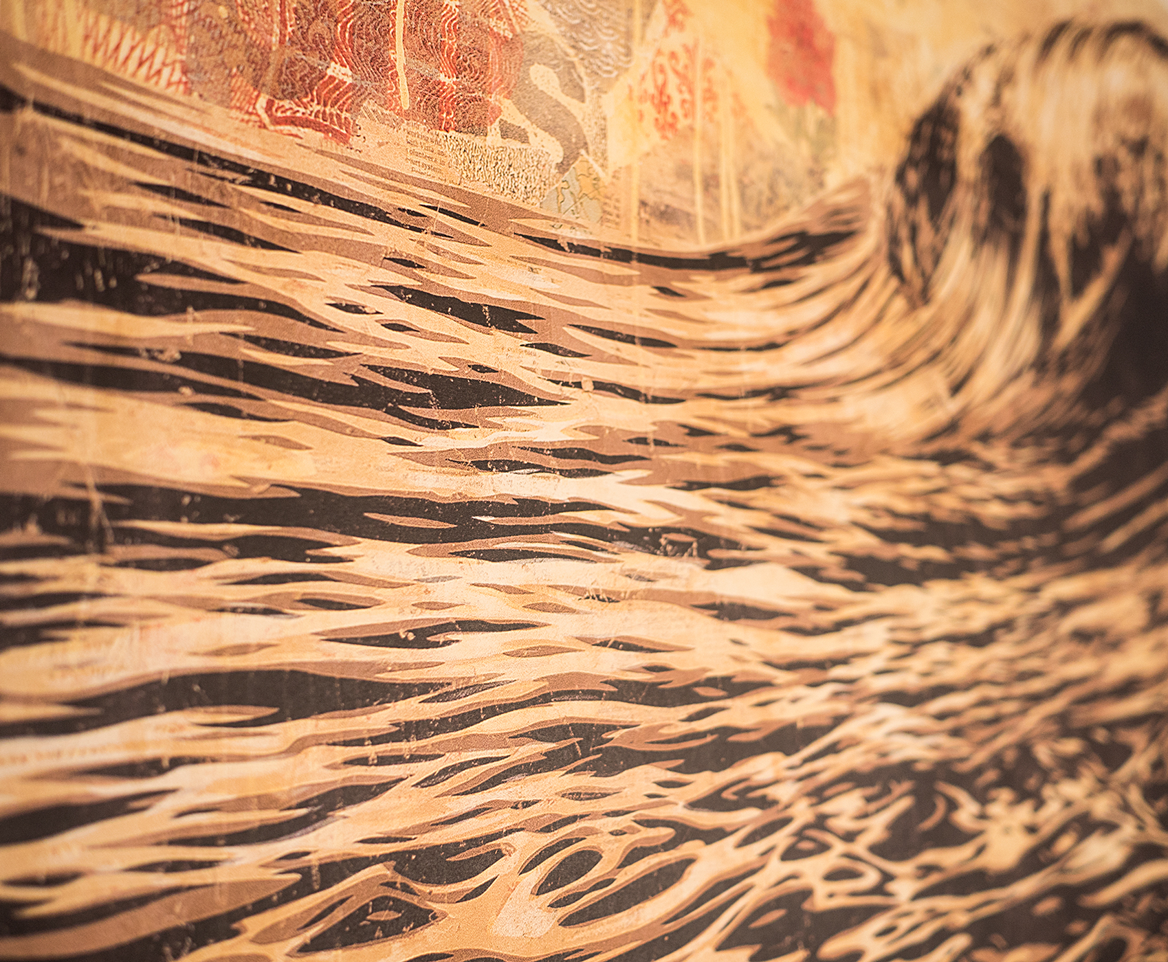 Shepard Fairey (OBEY) 'Dark Wave' Open Edition SIGNED Print - 24