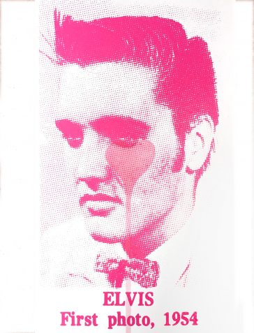 Elvis First Photo, 1954 - Pink Heart