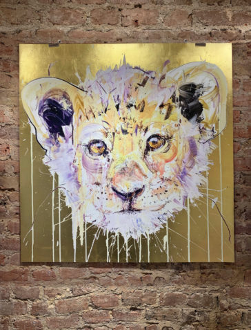 Lion Cub - Gold Leaf