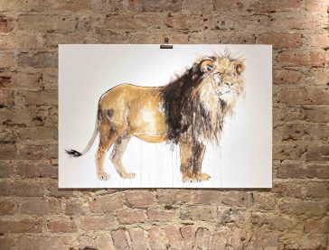 Lion - 2020 [Hand Finished With Gold Leaf]