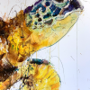 Sea Turtle XXL - Hand-Finished with 24ct Gold Leaf