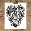 There Is Only One Truth - Black and White