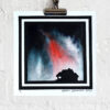 Square Hand Coloured Landscapes