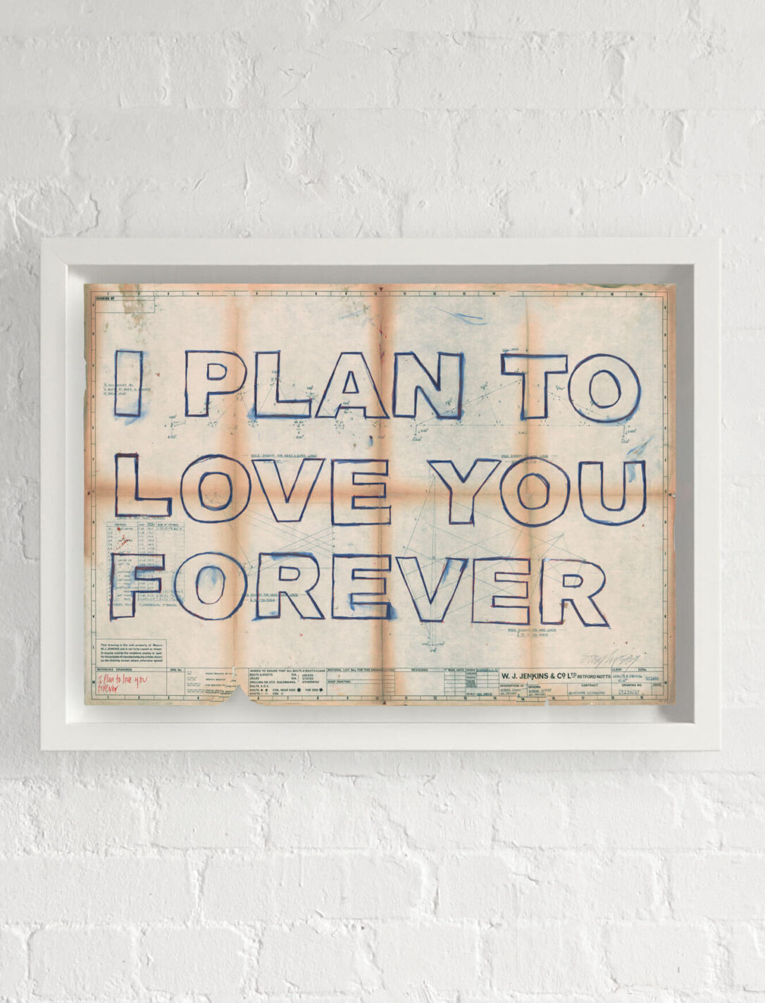 I Plan To Love You Forever - Now in Blue!