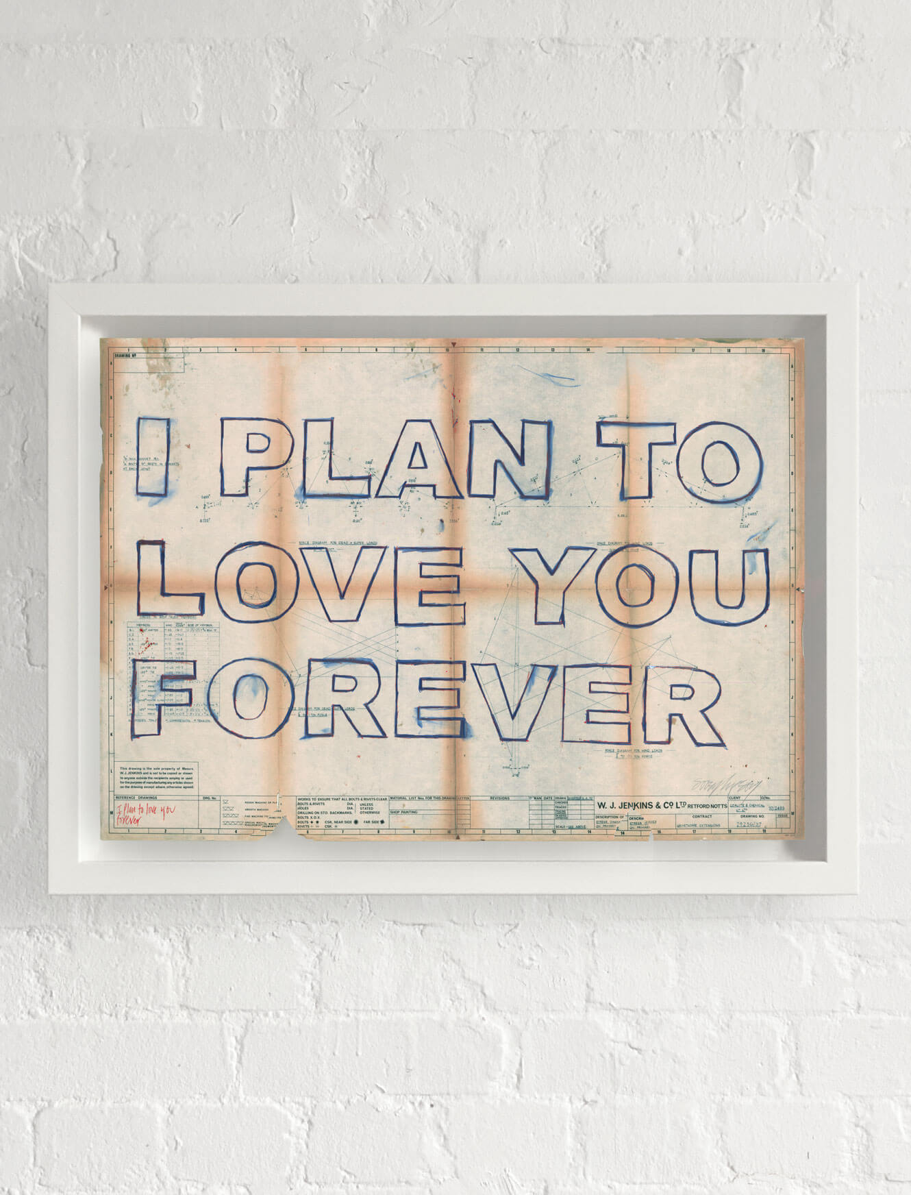 I Plan To Love You Forever - Blue
