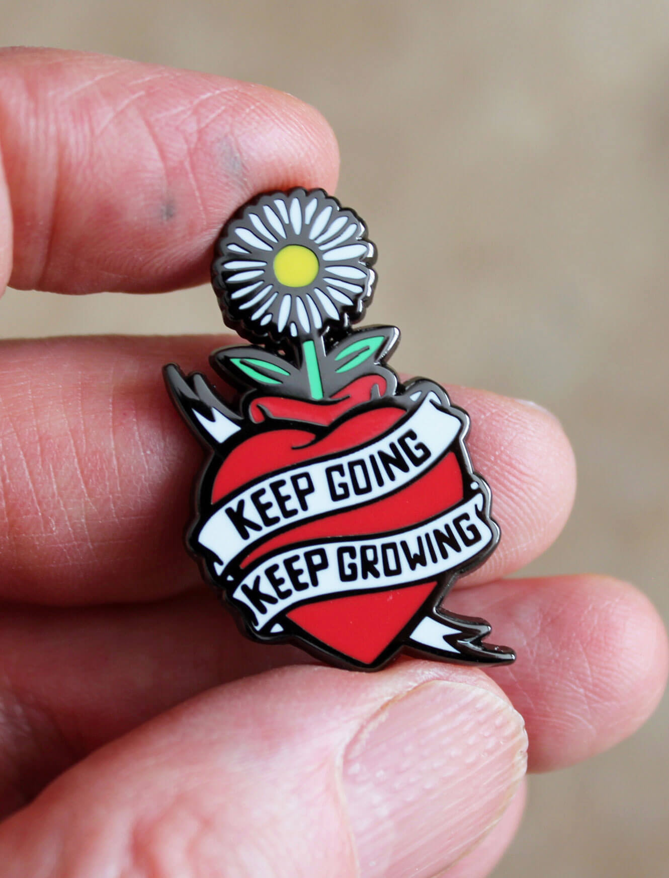 Keep Going, Keep Growing - Enamel Pins - Image 2