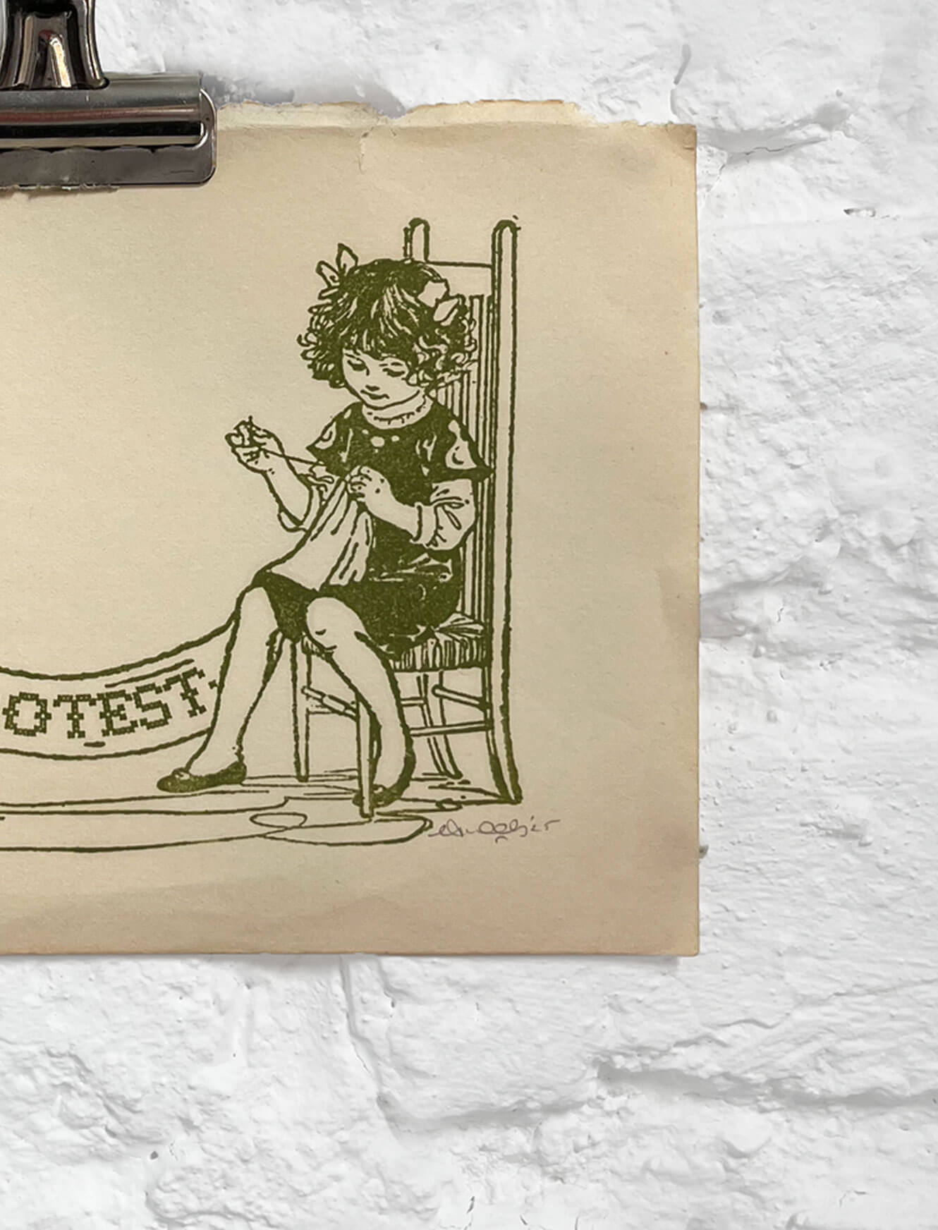 Cross Stitches - green - Image 4