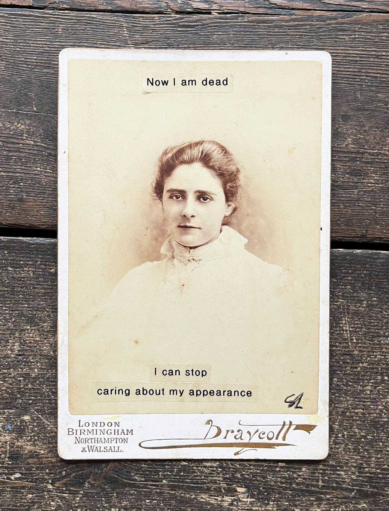 Now That I am Dead I Can Stop Caring About My Appearance