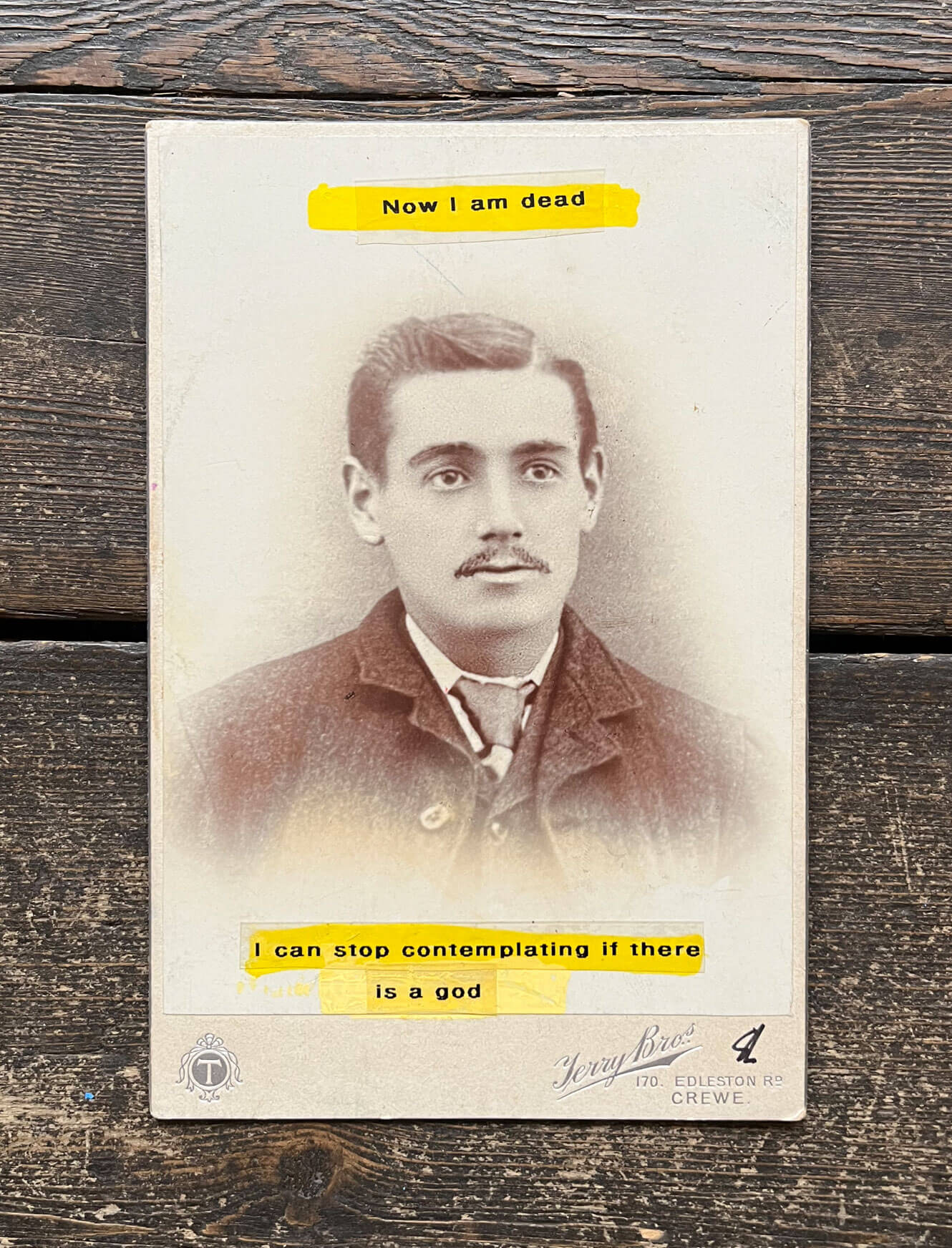 Now That I am Dead I Can Stop Contemplating If There Is A God