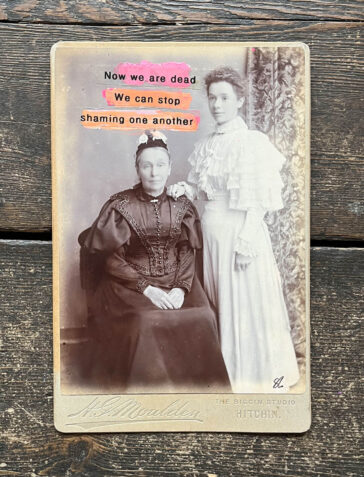 Now That We Are Dead We Can Stop Shaming Each Other