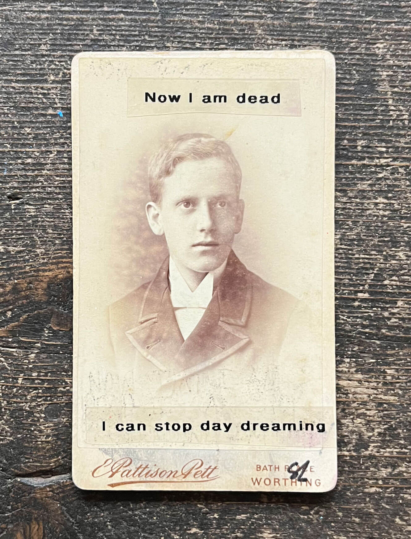 Now That I am Dead I Can Stop Day Dreaming