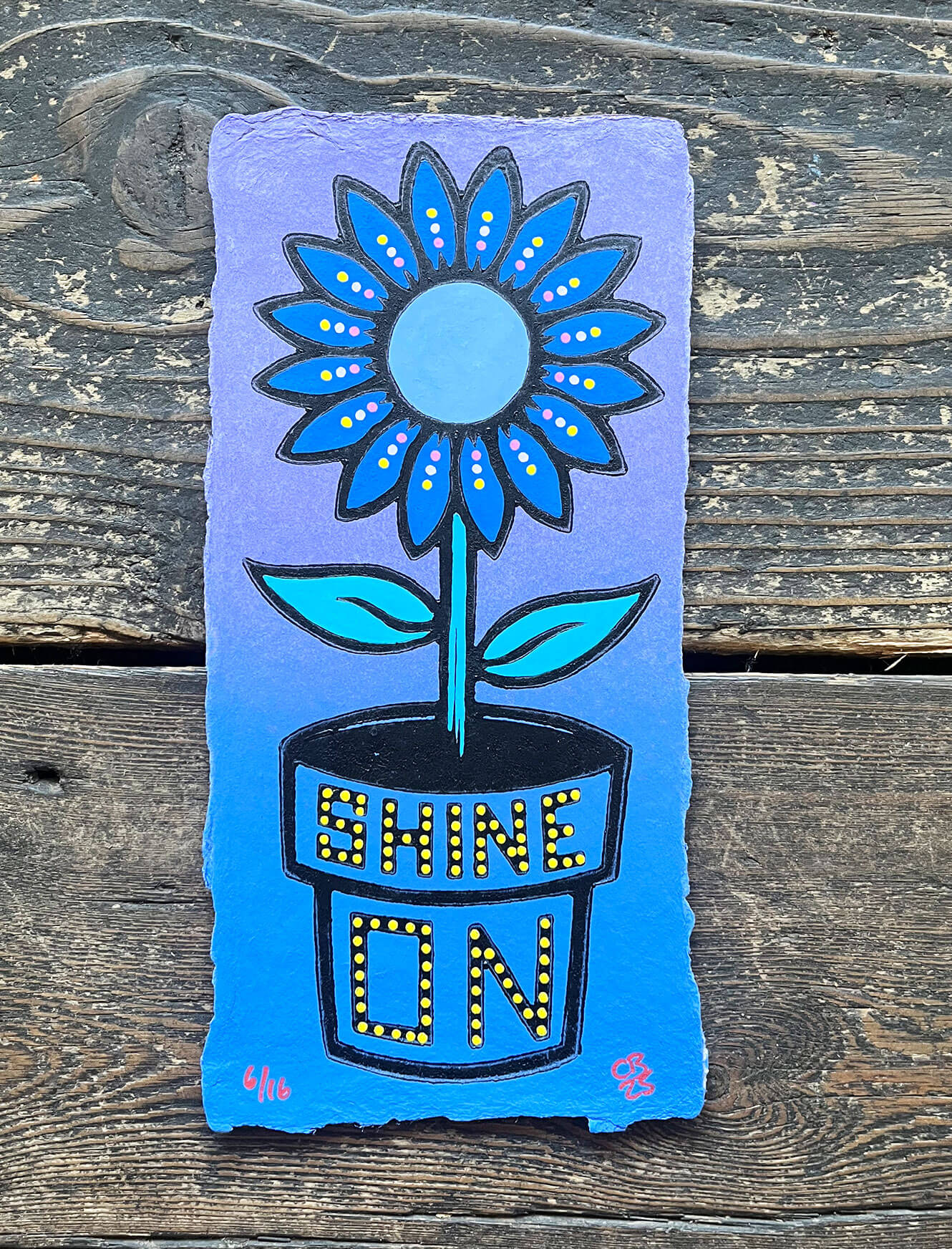 Shine On - Lilac and blue