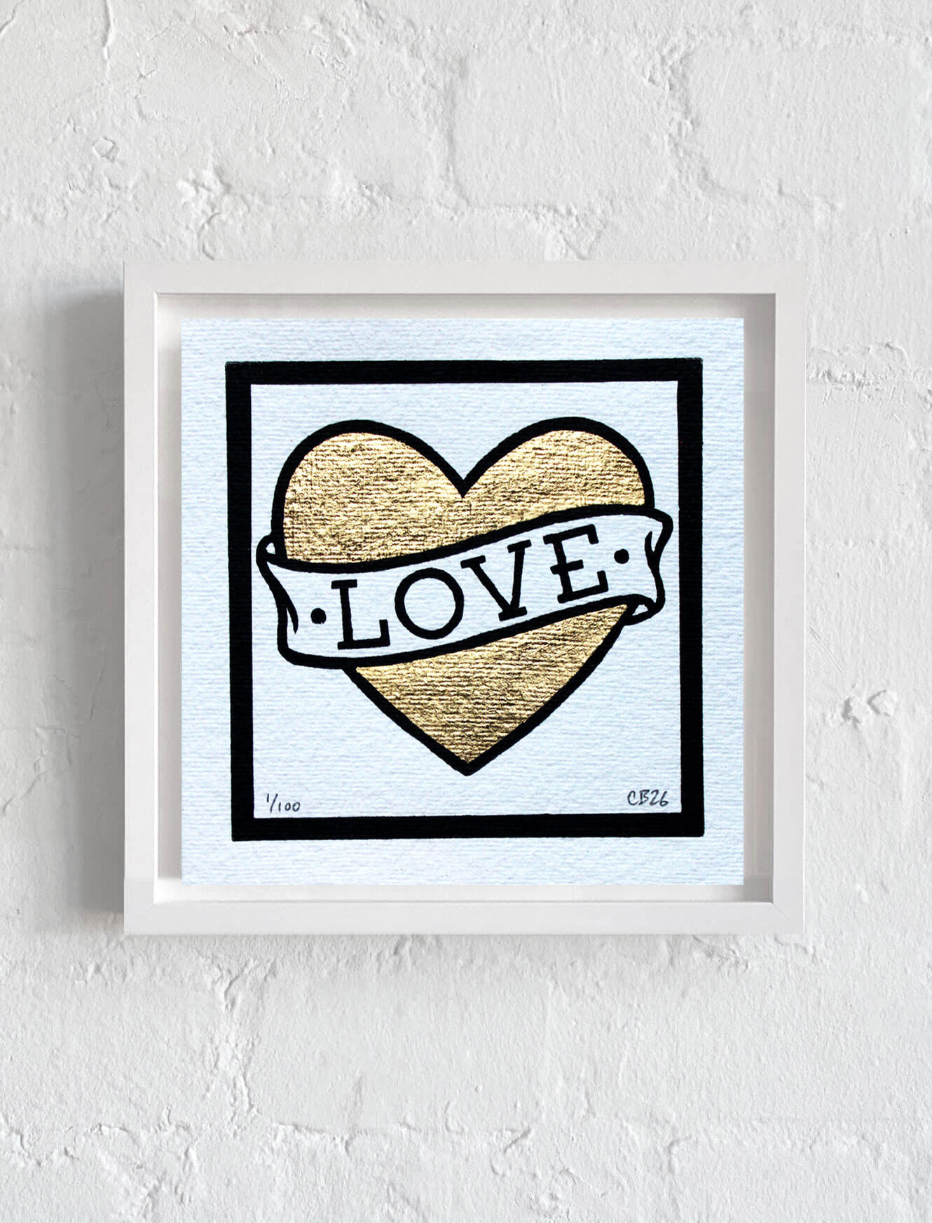 A Little Love - 24ct Gold Leaf