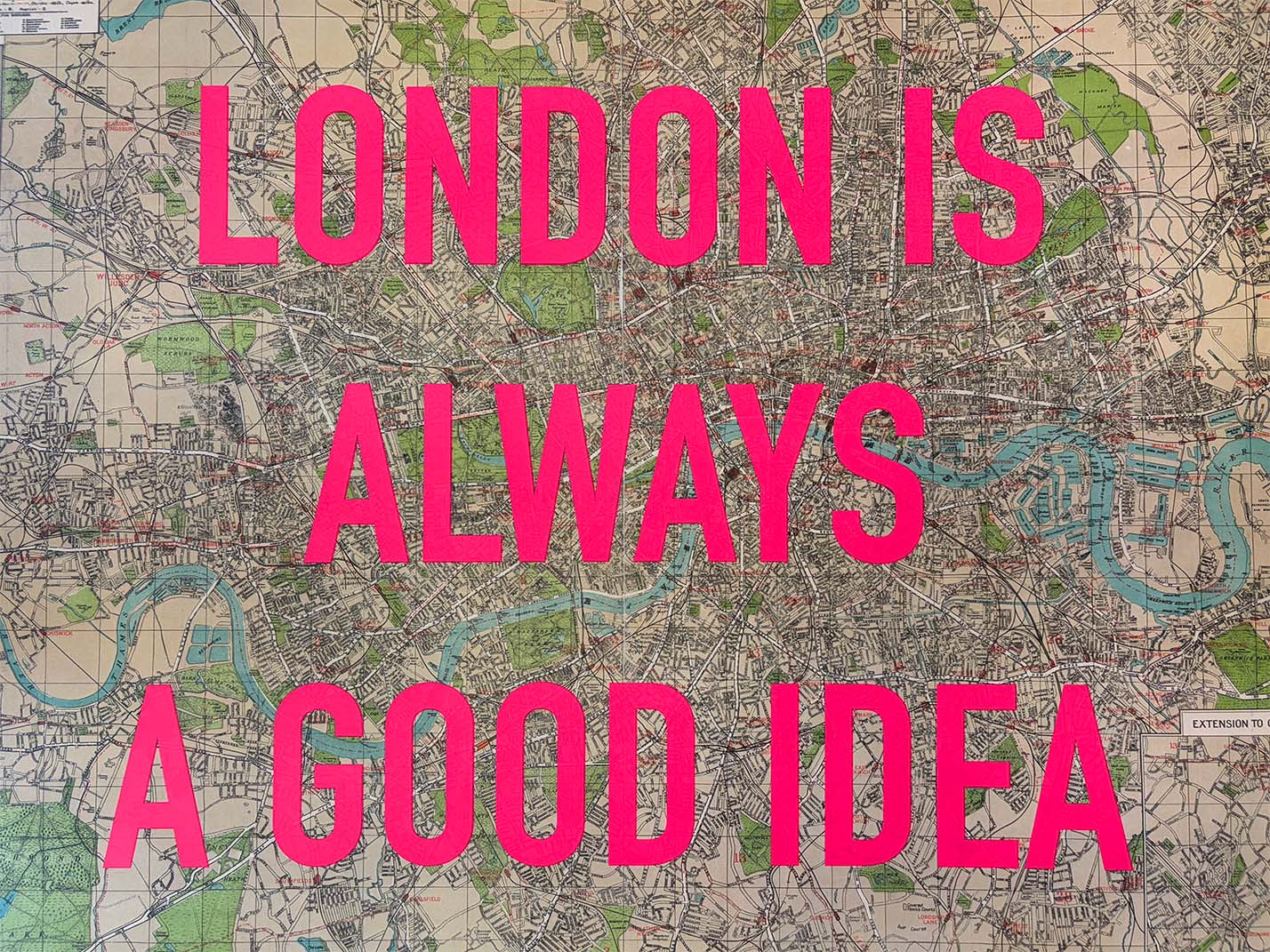 London Is Always A Good Idea - Pink - Image 2